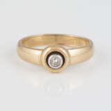 BRILLANT-RING Gelbgold, Weißgold. Ringmaß ca. 59, Ges.-Gew - photo 1