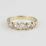 BRILLANT-RING Gelbgold. Ringmaß ca. 53, Ges.-Gew. ca. 3,1 - photo 1