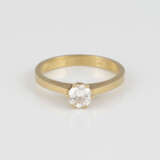 BRILLANT-RING Gelbgold. Ringmaß ca. 56, Ges.-Gew. ca. 3,5 - photo 1