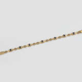 EDELSTEIN-ARMBAND Gelbgold. L. 18,5 cm, Ges.-Gew. ca. 13,5 - фото 1