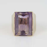 AMETHYST-RING Gelbgold. Ringmaß ca. 54, Ges.-Gew. ca. 11,6 - фото 1