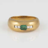 EDELSTEIN-RING Gelbgold. Ringmaß ca. 47, Ges.-Gew. ca. 5,0 - photo 1