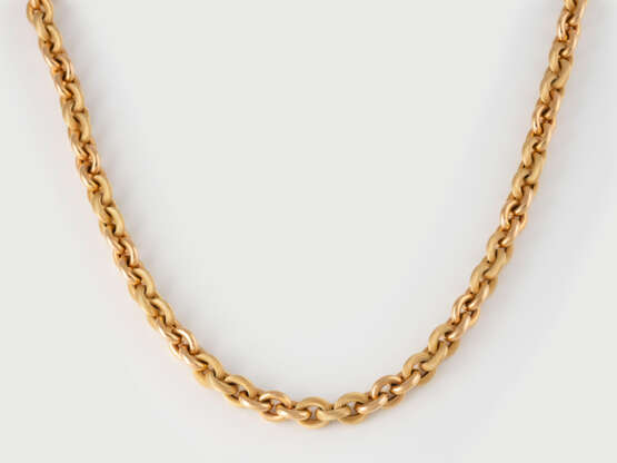 GOLD-COLLIER Gelbgold, Rotgold. L. 44,5 cm, Ges.-Gew. ca. - photo 1