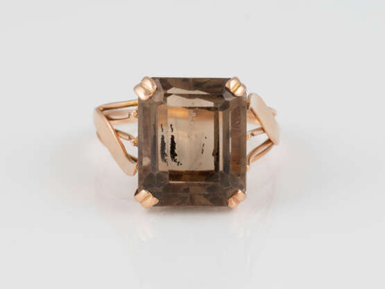 RING Roségold. Ringmaß ca. 60, Ges.-Gew. ca. 5,0 g. Geprüf - photo 1