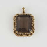 ANHÄNGER Gelbgold. L. 4,5 cm, Ges.-Gew. ca. 21,9 g. Gest. - photo 1