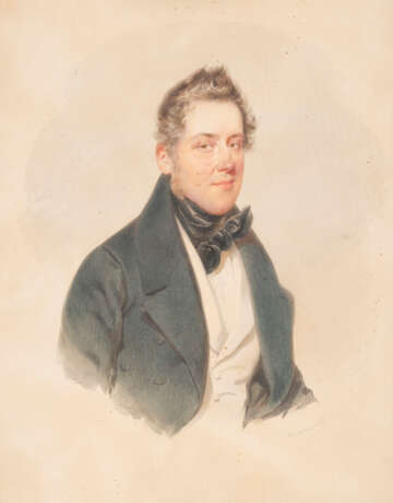 JOSEF KRIEHUBER 1801 Wien - 1876 ebenda Portraits eines Eh - photo 1