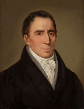 CARL HEINRICH ADOLPH GRIMM 1799 - 1843 Herrenportrait (182 - Foto 1