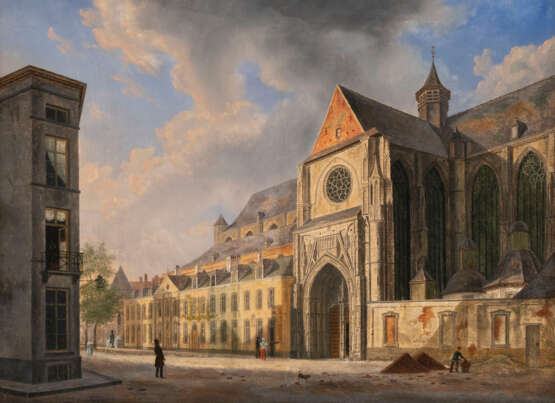 AUGUSTUS WYNANTZ 1795 Düsseldorf - 1848 Den Haag Gent, San - Foto 1