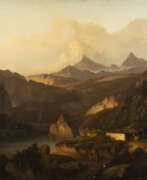 Wilhelm Themer. WILHELM THEMER c. 1815 - 1849 Monumentale Landschaft mit B