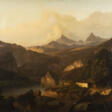 WILHELM THEMER c. 1815 - 1849 Monumentale Landschaft mit B - Архив аукционов