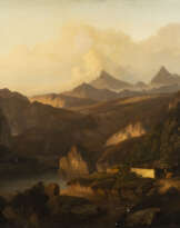 WILHELM THEMER c. 1815 - 1849 Monumentale Landschaft mit B