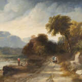 SAMUEL JOHN EGBERT JONES 1797 - 1861 Am Flussufer (1841) - Foto 1