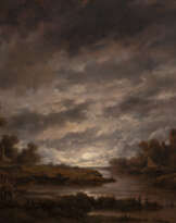 REMIGIUS ADRIANUS VAN HAANEN 1812 - 1894 Flusslandschaft i