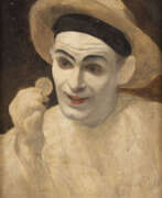 Alexis Vollon. ALEXIS VOLLON 1865 Paris - 1945 Der Mime, wohl Porträt von