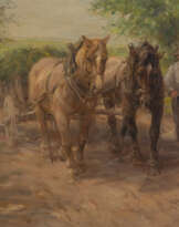 GEORG WOLF 1882 Niederhausbergen - 1962 Uelzen Bauer mit P