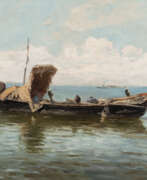 Emma Lutteroth ( 1854-1894 ). EMMA LUTTEROTH 1854 Oldesloe - 1894 München Fischerboot in