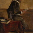 CARL RÜDELL (ATTR.) 1855 - 1939 Mann beim Lesen Öl auf Le - Archives des enchères