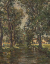 OTTO SCHULZ-STRADTMANN 1892 - 1960 Sommerliche Flusslandsc