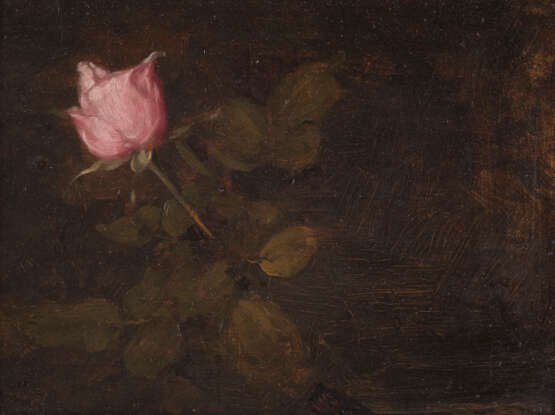 VICTORIA FANTIN-LATOUR (ATT.) 1840 - 1926 Rose Öl auf Hol - photo 1