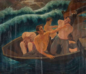 KARL LUDWIG NAGEL 1898 - 1959 Monumentales Gemälde: Der Sc