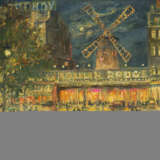 Moulin Rouge by Night, signed and inscribed "Paris". - Foto 1