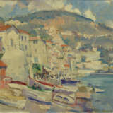 Mediterranean Town, signed and dated 1924. - фото 1