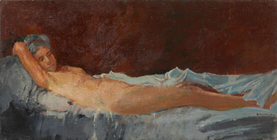 Reclining Nude, signed and dated 1974. - Foto 1