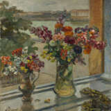 Flowers by the Window, signed. - Foto 1