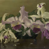 Orchids in a Vase, signed, inscribed “Paris” and dated 1939, also further signed on the reverse. - photo 1