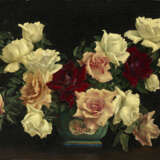 Roses in a Vase, signed, stamped with a fingerprint, inscribed “Paris” and dated 1946. - photo 1
