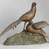 Two Pheasants, signed on the base. - Foto 1