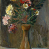 Chrysanthemums and Dasies in a Vase, signed. - photo 1