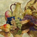 Still Life with Grapes and Pears, signed. - Foto 1