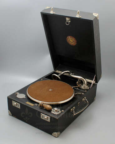 “Antique gramophone Polyphon Musik Frans Lofstrom Sweden” - photo 2