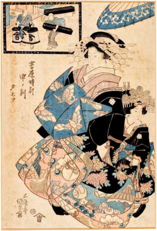 Kikugawa Eizan (1787-1867) Utagawa Kunisada (1786-1865) - фото 7
