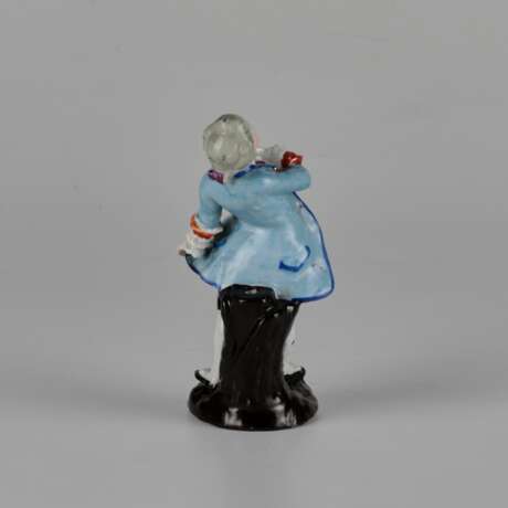 Figurine en porcelaine dun po&egrave;te. Porcelaine 19th century - photo 3