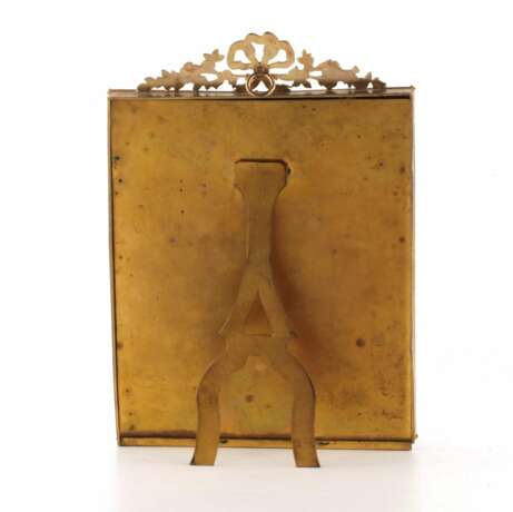 Cadre photo en bronze dore dans le go&ucirc;t du neoclassicisme. Gilded bronze brass Néo-classicisme Early 20th century - photo 3