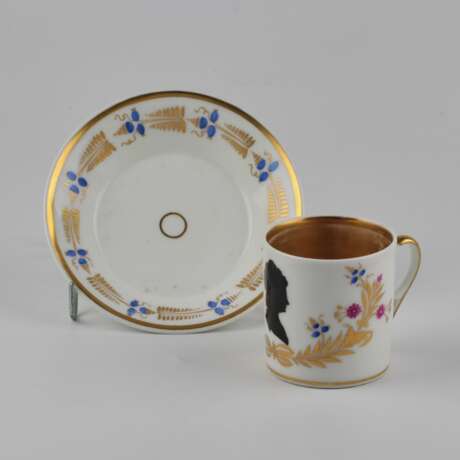 Coupe de lEmpire fran&ccedil;ais. Porcelain Empire Early 19th century - photo 4