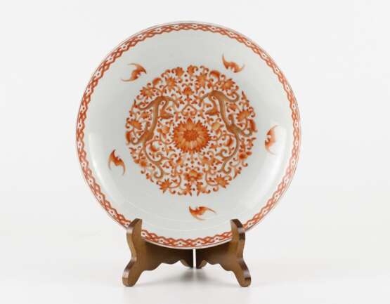 Assiette en porcelaine chinoise Hand Painted 20th century - Foto 3