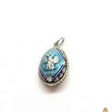 Pendant in the form of egg Enamel 20th century - photo 1