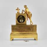 Horloge de cheminee. Brass Empire 20th century - photo 3