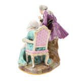 MEISSEN Erbschleichergruppe "Alte Liebe", 1860-1924. - photo 3