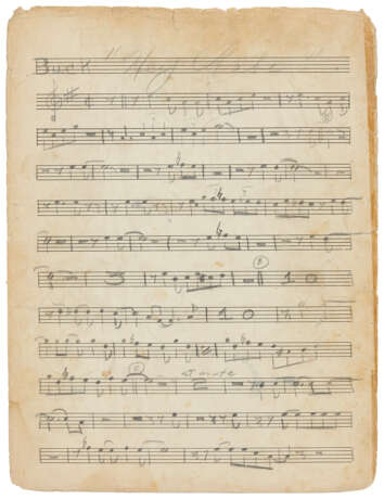 A remarkable archive of manuscript arrangements from the founding years of Count Basie’s “New Testament” band, in the hands of Neal Hefti, Ernie Wilkins, Frank Foster, Benny Golson, Charles Thompson and others, 1940s-50s - Foto 17