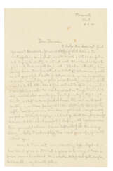 Autograph letter signed (&#39;Eric A. Blair&#39;) to Dennis [Collings]