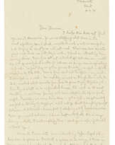 Autograph letter signed ('Eric A. Blair') to Dennis [Collings]