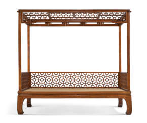 A RARE FOUR-POST HUANGHUALI CANOPY BED