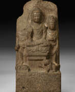 Southern and Northern dynasties. A STONE BUDDHIST STELE