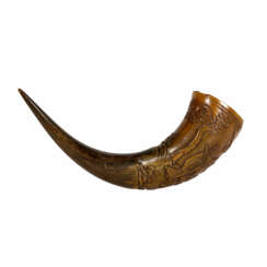 Beschnitztes Horn. CHINA, 1. Hälfte 20. Jahrhundert,