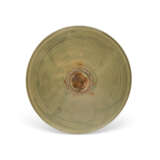 A CARVED YAOZHOU CELADON CONICAL BOWL - photo 2