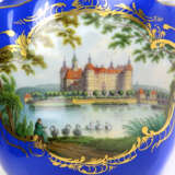 Meissen Dejeuner mit Sachsen Ansichten um 1850 - photo 8